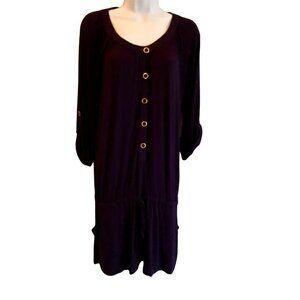 C'est City Navy Blue Dress Large